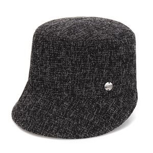 2441 Tweed Military Cap Beachley Black